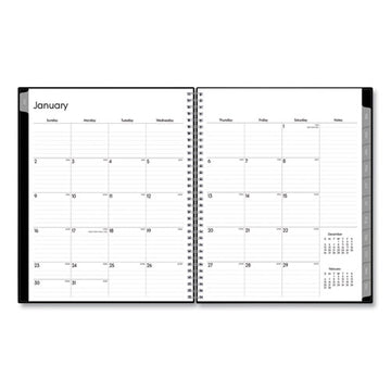 Blue Sky® Enterprise Weekly-monthly Planner, Enterprise Formatting, 11 X 8.5, Black Cover, 12-month (jan To Dec): 2022 freeshipping - TVN Wholesale
